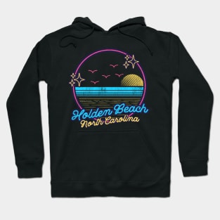 Holden Beach, North Carolina Seagull Sunrise Hoodie